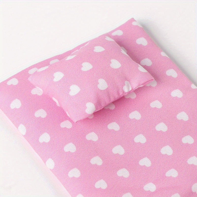1:12 Dollhouse Bedding Set Quilt Pillowcase Sheet