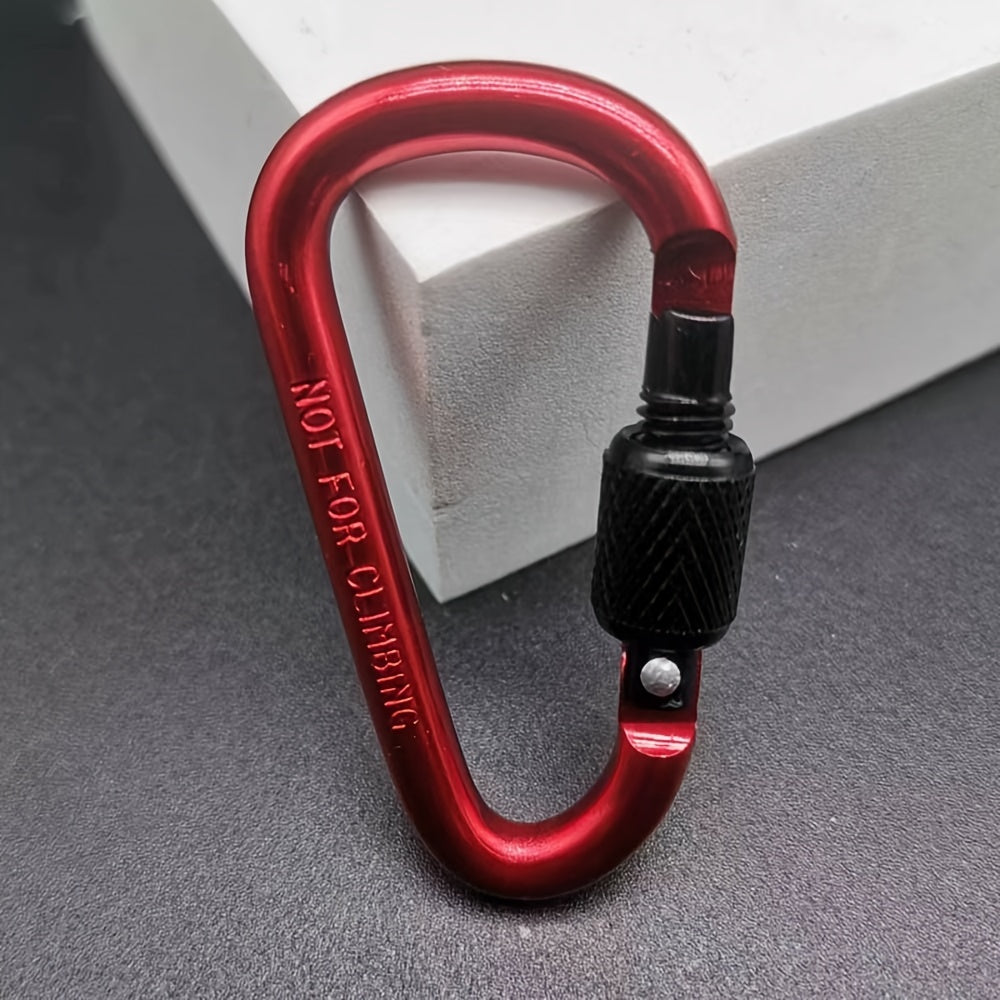 Aluminium Safety Buckle Keychain Lock Carabiner