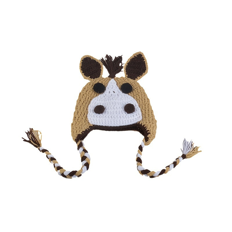 Newborn Photography Props Pony Wool Set Baby Shower Souvenirs