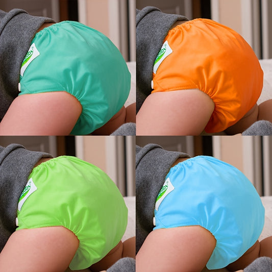 Solid Leak-proof Cloth Diapers For Infants