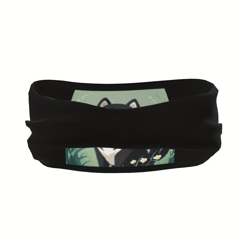 Men's Adjustable Sweat Wicking Headband - Gym Running Sports