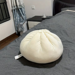 Bun Throw Pillow Decompression Plush Toy for Bedroom Sofa Decor