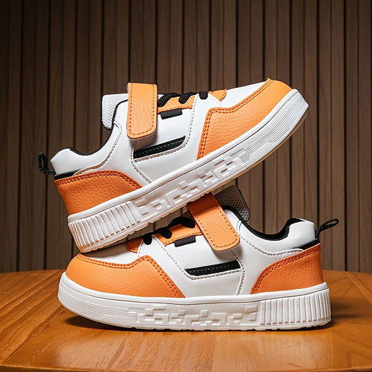 Boys Low Top Skateboard Shoes Comfortable Non-slip Sneakers