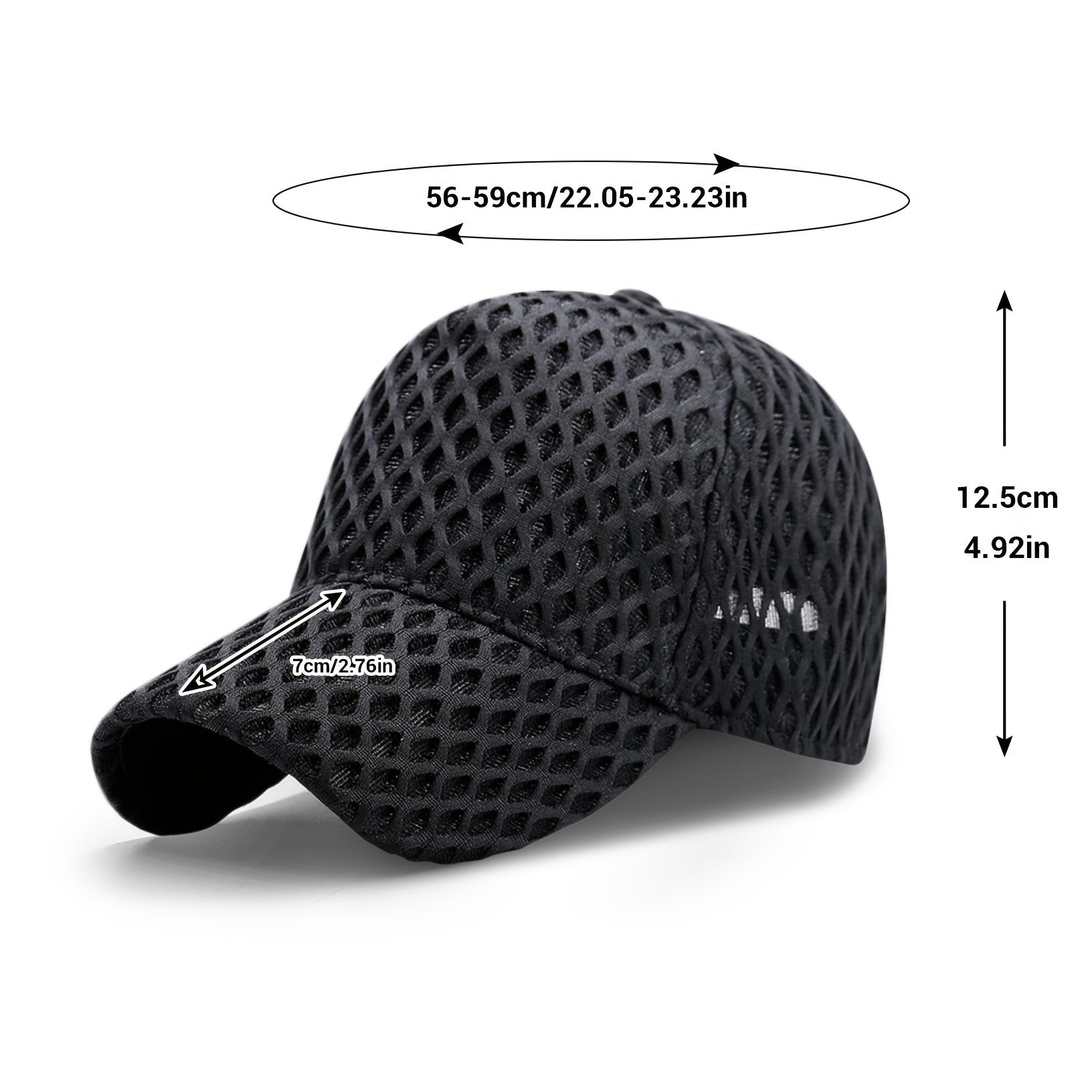 Breathable Mesh Sun Hat for Men Outdoor Baseball Cap