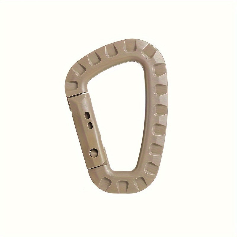 Ultralight D Shape Carabiner Keychain for Backpacks Bags Hiking Camping Climbing