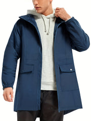 Men's Waterproof Hooded Jacket for Running