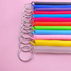 2pcs Telescopic Elastic Rope Key Chain Secure Keys & Phone Waterproof