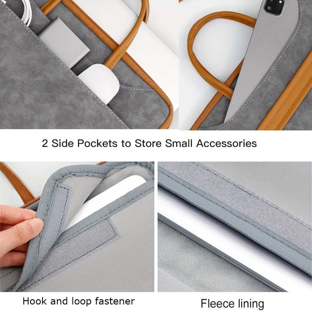 13-15.6 in Laptop Sleeve Bag Waterproof Briefcase with Organizer