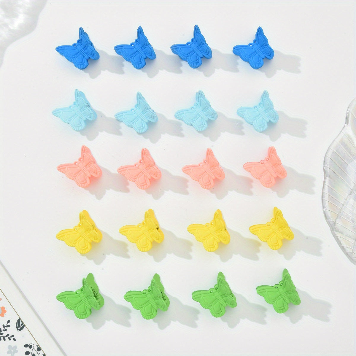 20pcs Butterfly Mini Hair Claw Hair Clip Hair Accessories For Women Girls