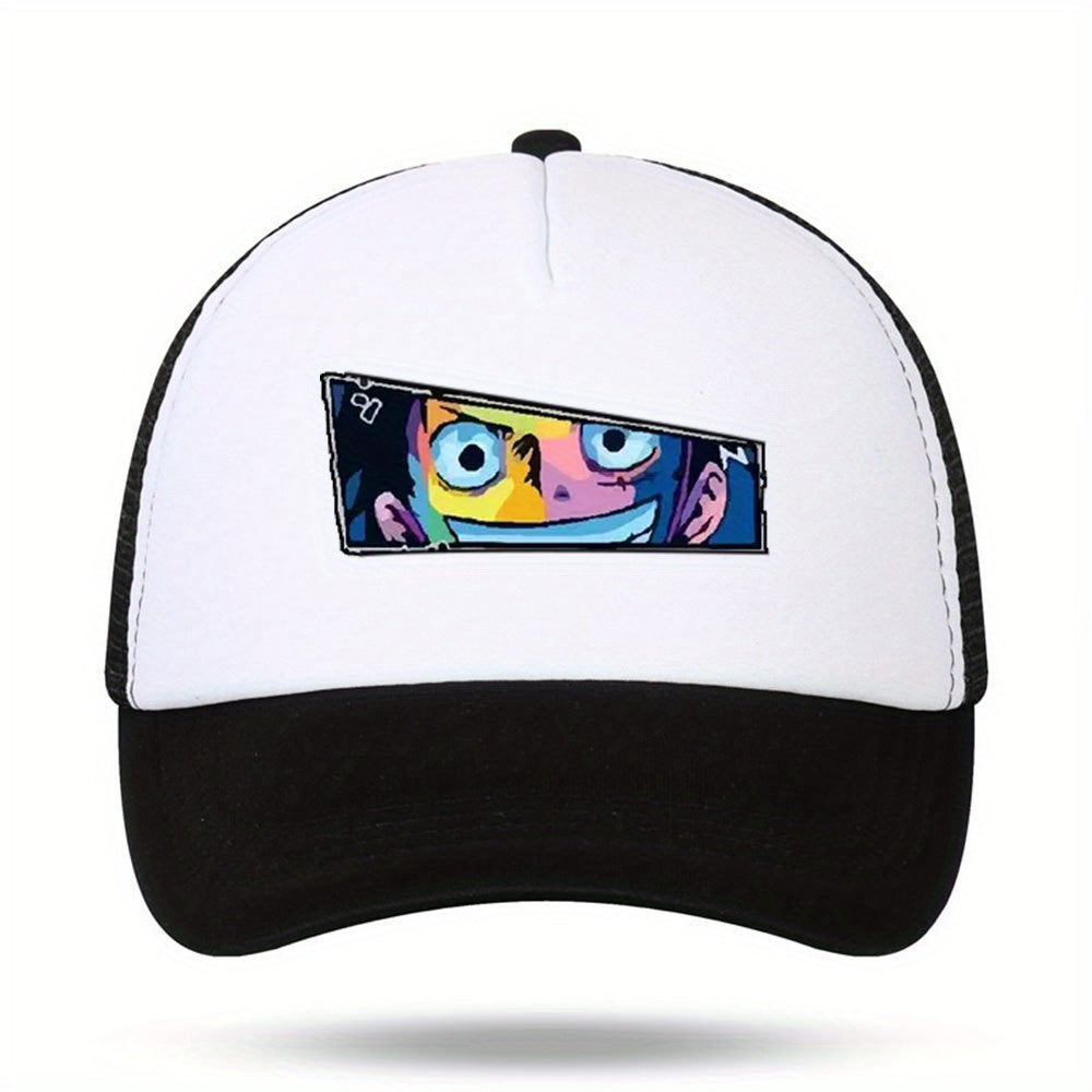 Unisex Anime Embroidered Baseball Cap for Outdoor Sport