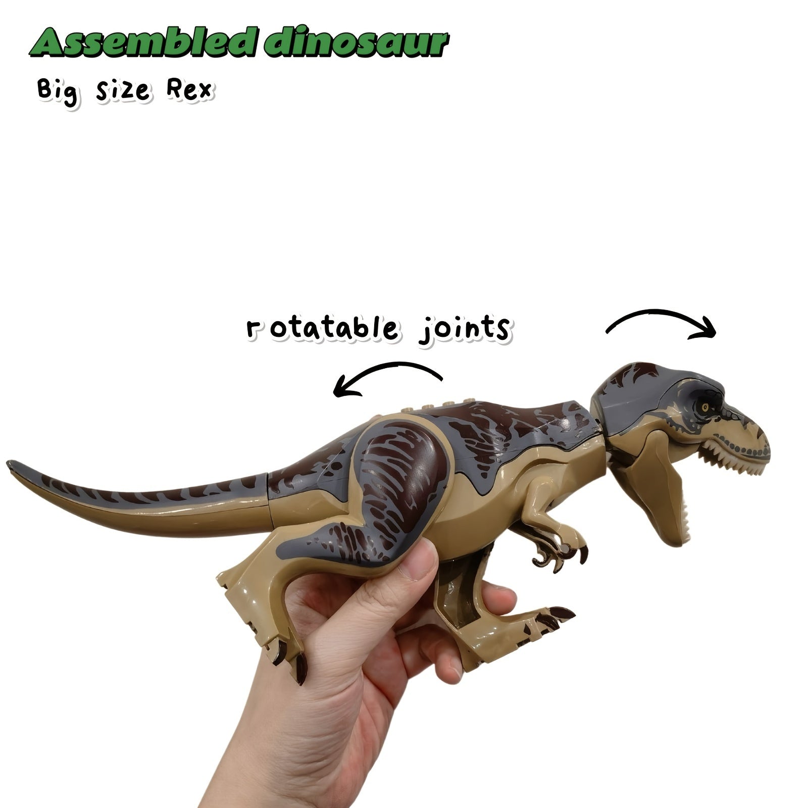 Dinosaur Big Rex Small Dino Multicolor Plastic Toys