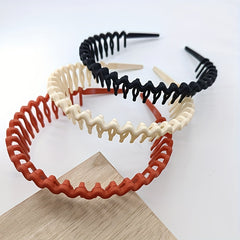 Non Slip Toothed Headband for Face Wash