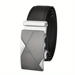 Men's Automatic Cowskin Leather Belt