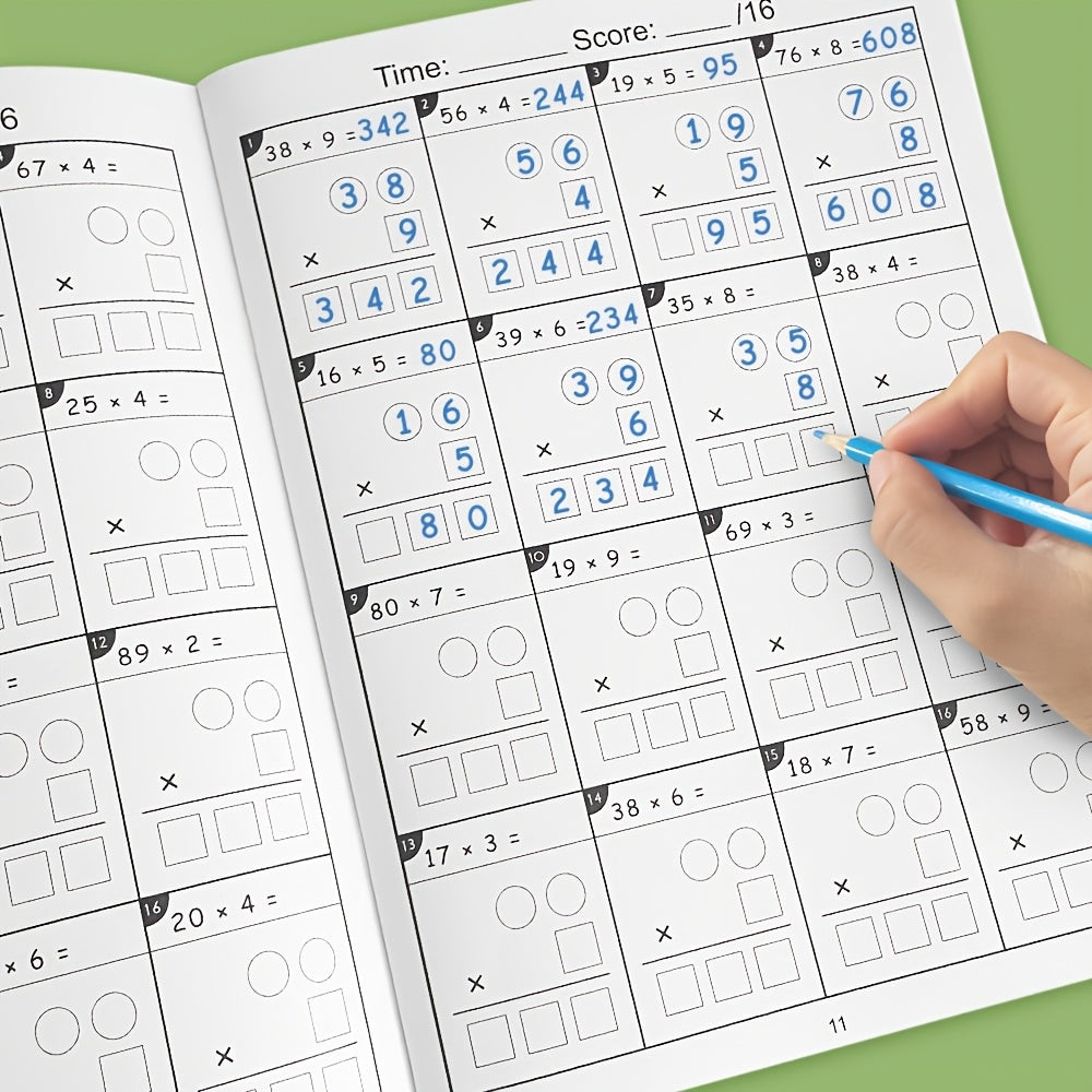 Multiplication & Division Workbook for Grades 3-5