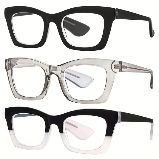 Classic Men's Reading Glasses Anti Light Casual Eyeglasses