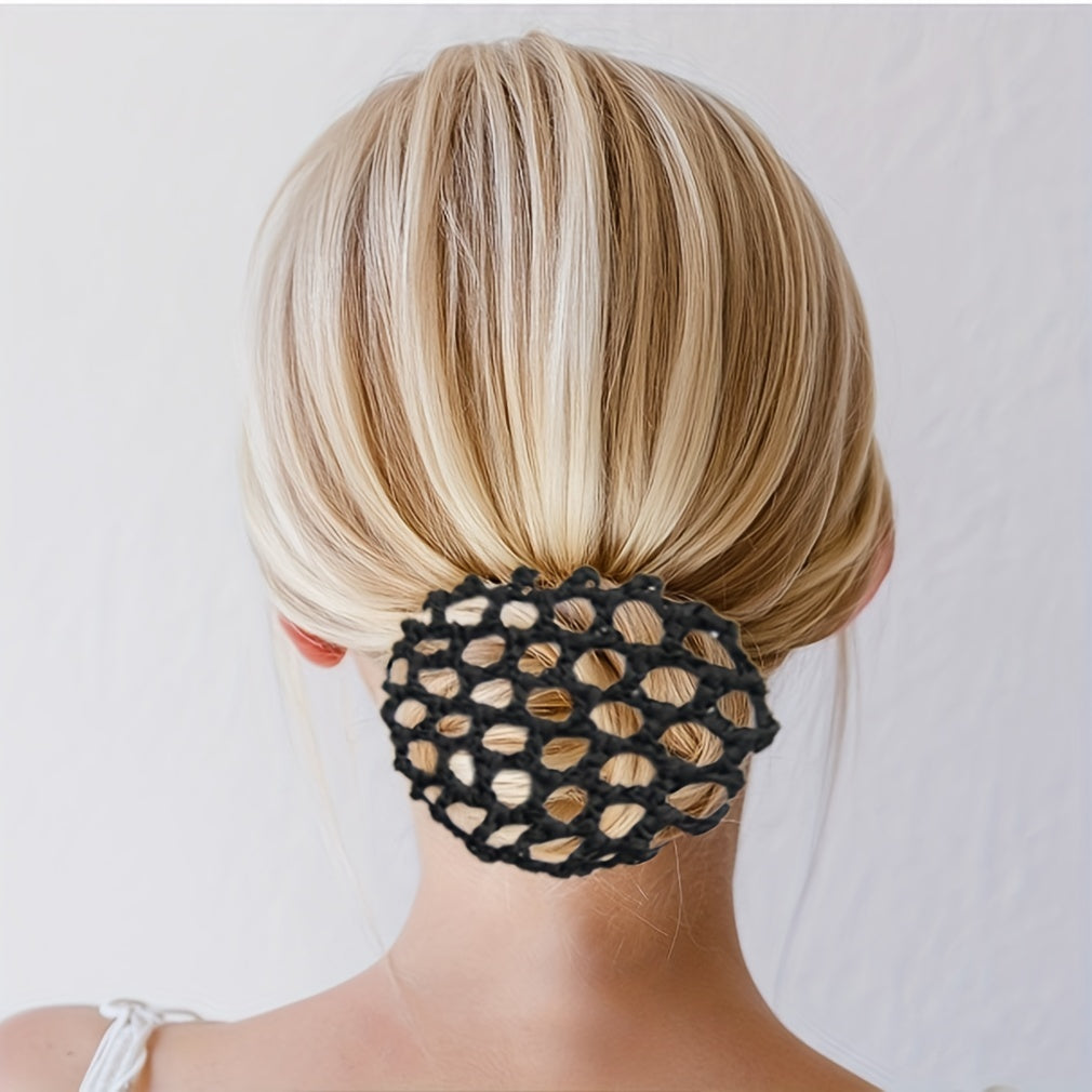 Solid Hairnet Ponytail Hair Piece for Women