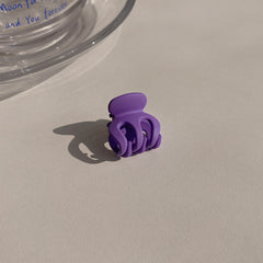 Matte Glossy Twisted Hair Claw Clip Strong Hold Hair Accessories