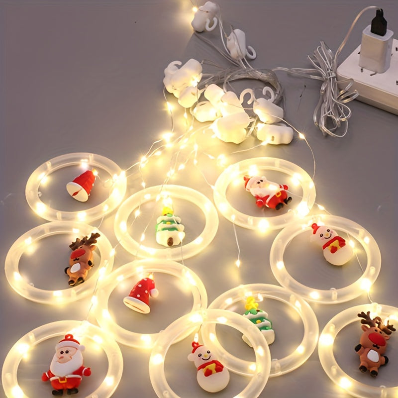 Christmas Decorative Curtain Lights LED Star String Lights