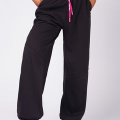  Casual Pants Women's Plus Solid Elastic Drawstring Slight Stretch