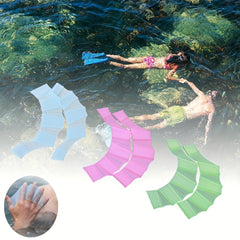 Adolescent Swimming Frog Silicone Hand Woven Straps - Adult Swimming Equipment