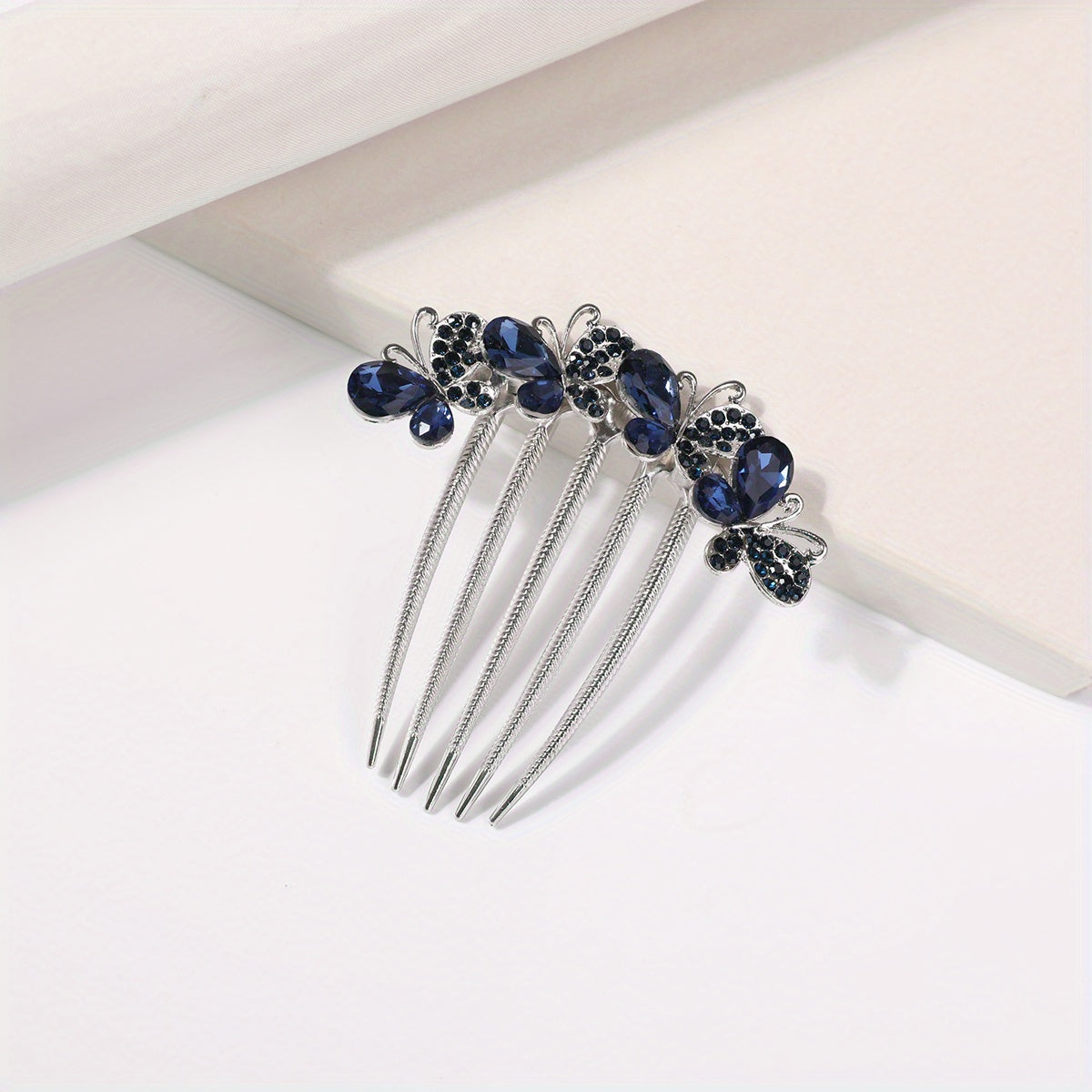 Rhinestone Butterfly Hair Comb Hair Pin Hair Decoration For Women Girls