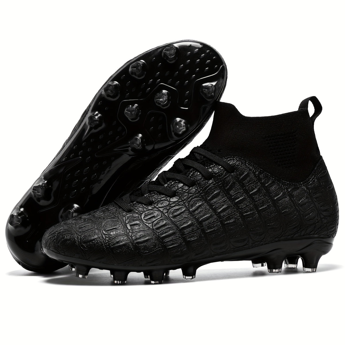 Boy's High Top Non Slip Football Cleat With Spikes