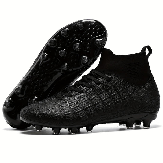Boy's High Top Non Slip Football Cleat With Spikes