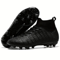 Boy's High Top Non Slip Football Cleat With Spikes