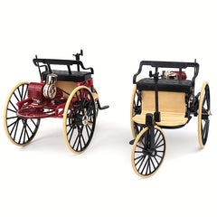 1/12 Vintage Classic Car No 1 Alloy Model Ornament Tricycle Holiday Gift