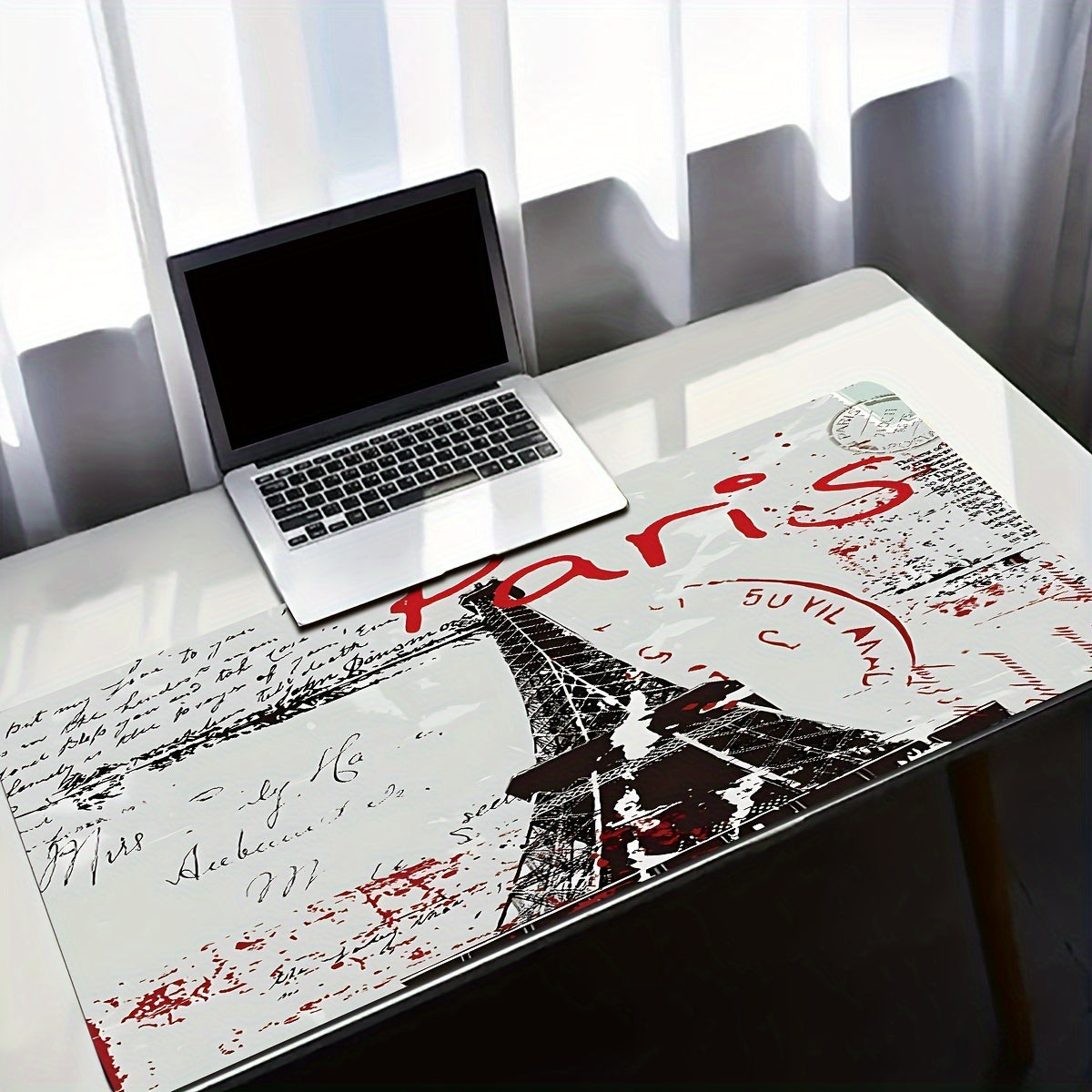 Tower In Paris Mouse Pad Non Slip Keyboard Pad