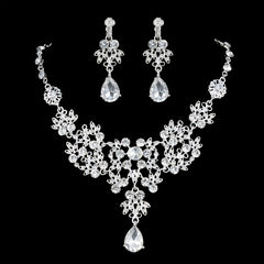 Crystal Rhinestone Bridal Jewelry Set