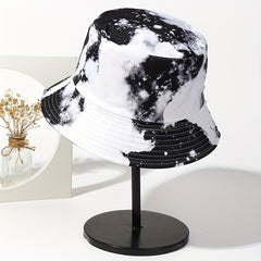 Tie Dyed Sunshade Bucket Hat for Men Women