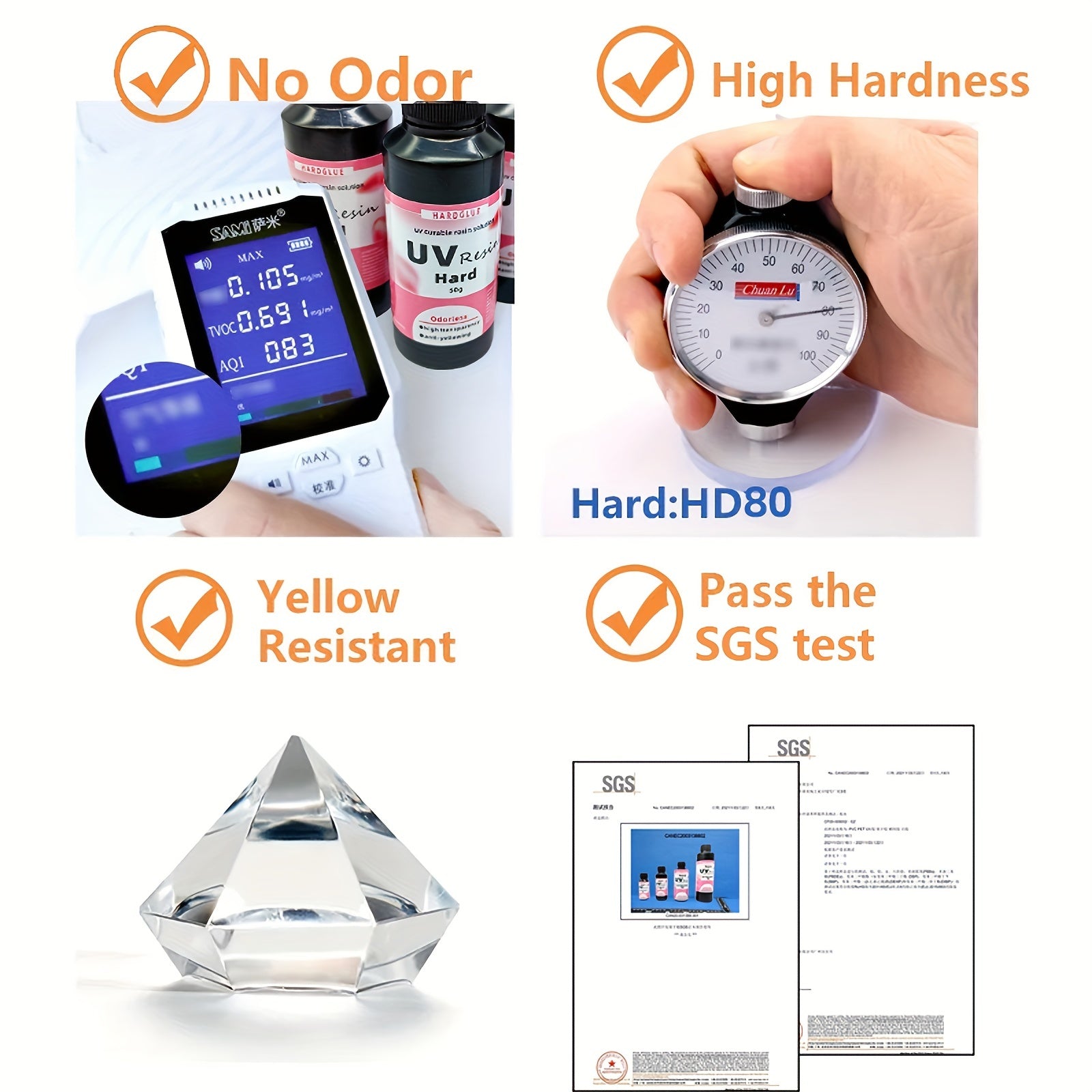 UV Resin Crystal Clear Hard Type 300g