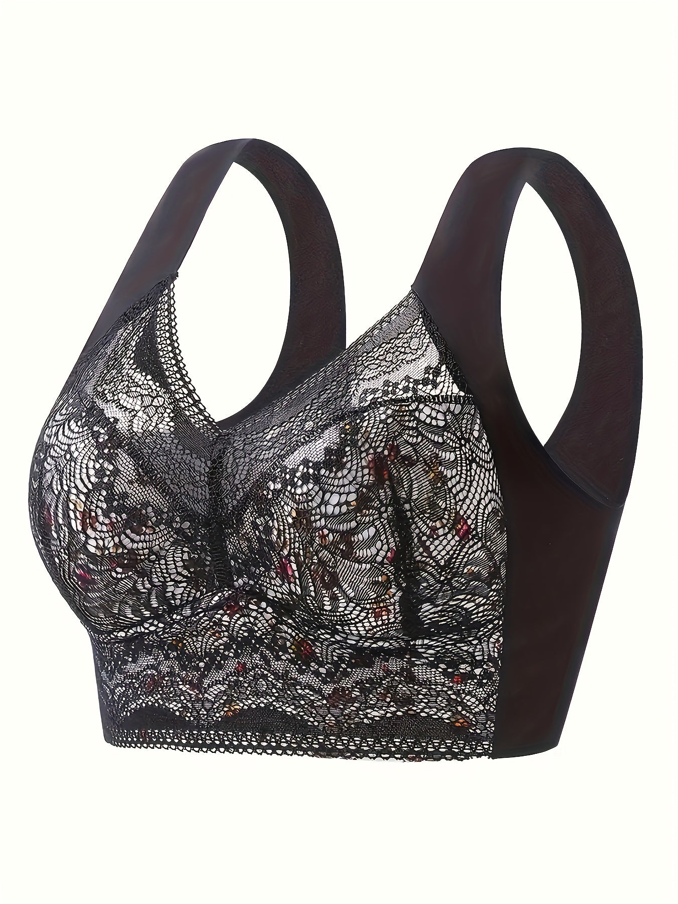 Wireless Lace Bra Luxury Full Coverage Lingerie