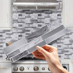 12pcs Marble 3D Self Adhesive Tile Sticker Waterproof