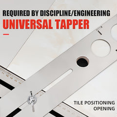 Adjustable Hole Locator Stainless Steel Wall Marking Ruler