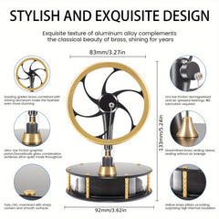 Cryogenic Stirling Engine Model Educational Puzzle Physics Science Golden Finish
