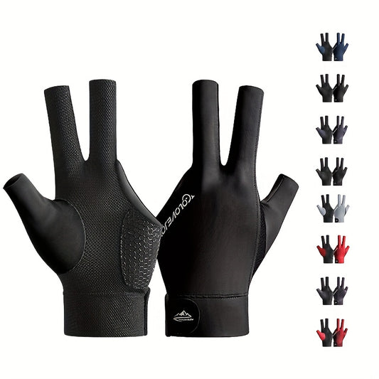 Professional Billiard Gloves Light And Breathable Non slip Three finger Fingerle