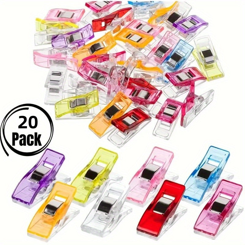 20 30pcs Fabric Quilting Sewing Clips Embroidery Clips Crafts Paper Art Hanging