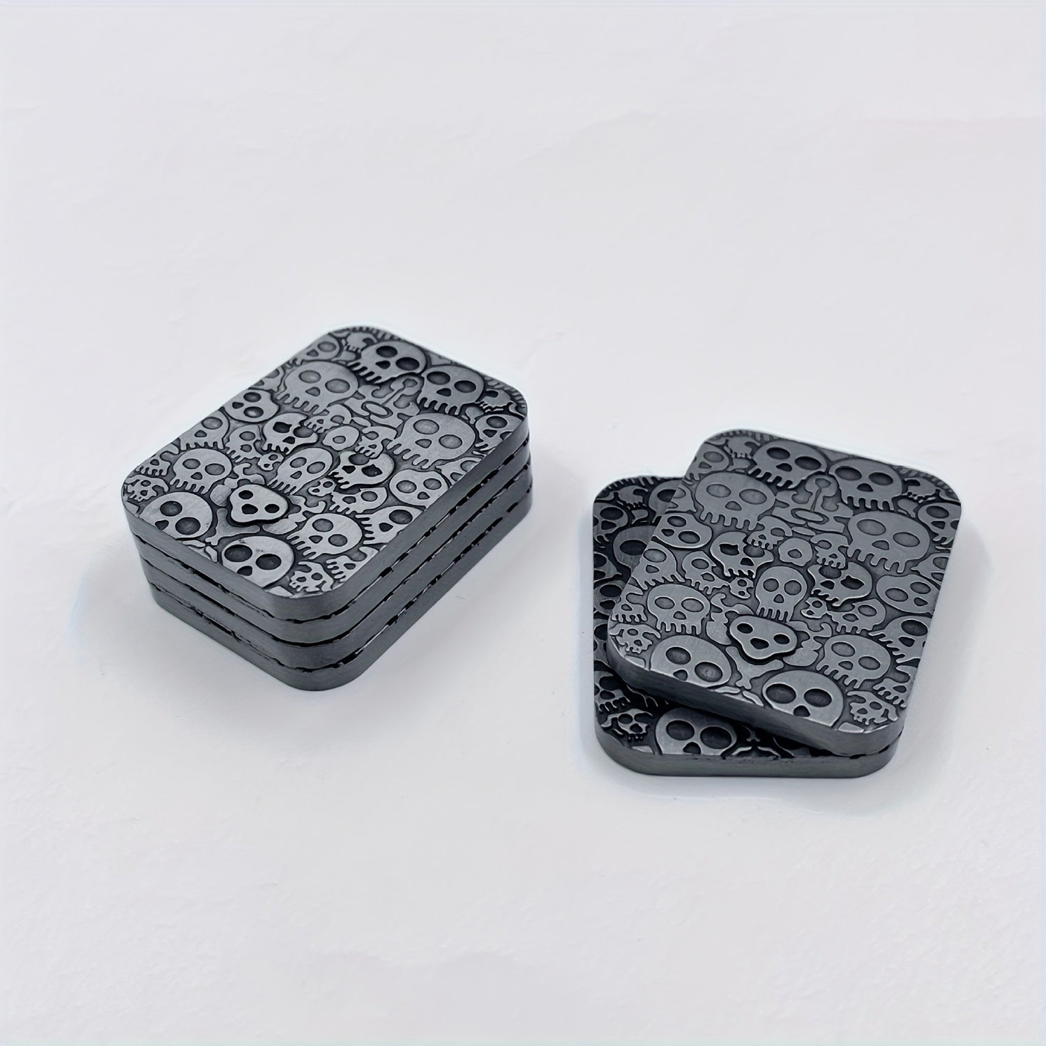 Metal Poker Decompression Slider Toy Relieve Stress Push Card