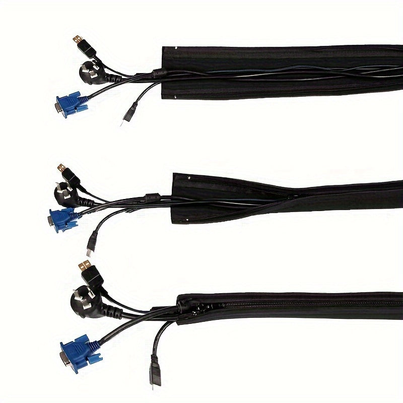Cable Organizer Management Sleeve Wire Organizer For TV Computer Fridge