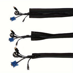 Cable Organizer Management Sleeve Wire Organizer For TV Computer Fridge