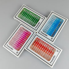 Microscope Slides 48pcs 4 Colors Sample Microbiological Biology Microscope Slice