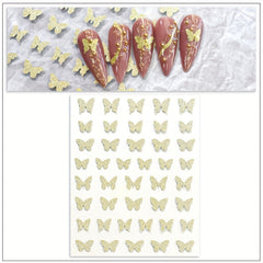 Butterfly Nail Art Stickers 3D Self Adhesive Nail Art Decals