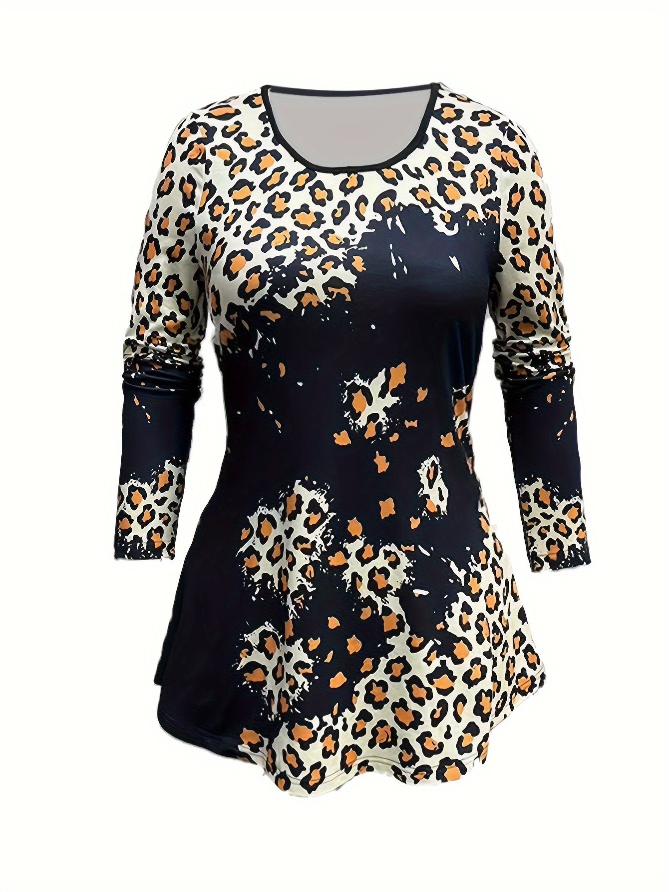 Leopard Print Top & Leggings Set