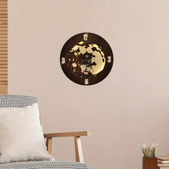 Kids Room Clock Lamp with Laser Engraved Globe Model LED