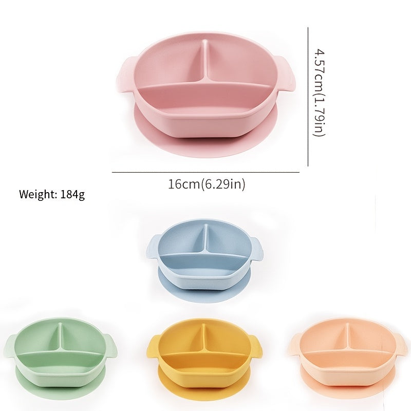 Baby Suction Plate Set with Divided Compartment