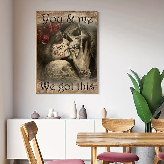 5D Diamond Painting Kit - Skull Design - Home Wall Decor