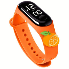 Cartoon Animal Silicone LED Watch Waterproof Decorative Gift For Girls