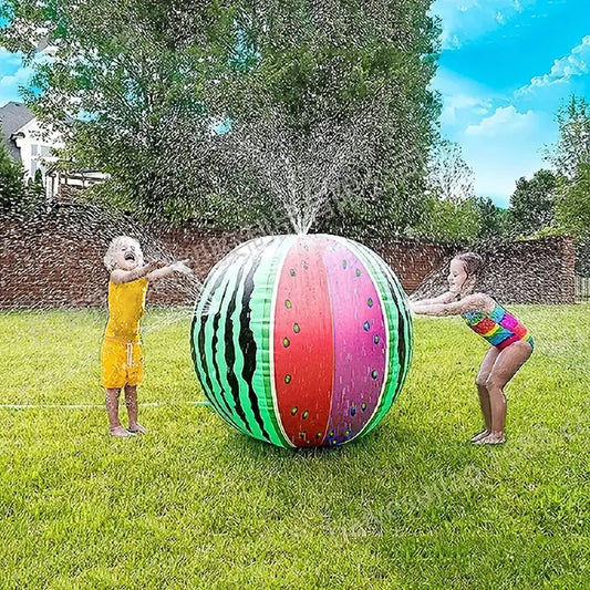 Inflatable Watermelon Spray Water Ball Kids Sprinkler Ball
